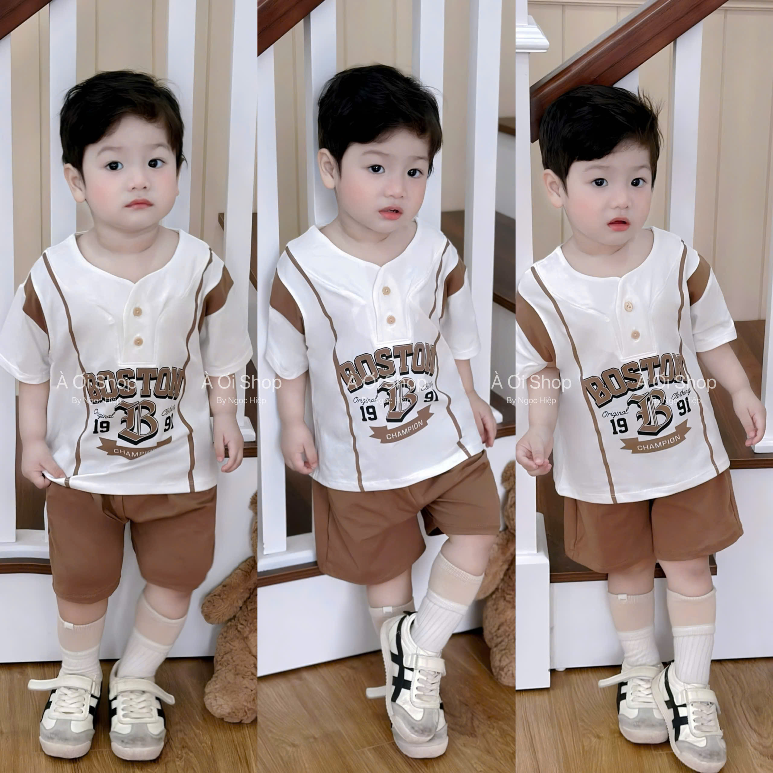 M13 BỘ CỘC BOSTON CHỮ NÂU- A117.1796