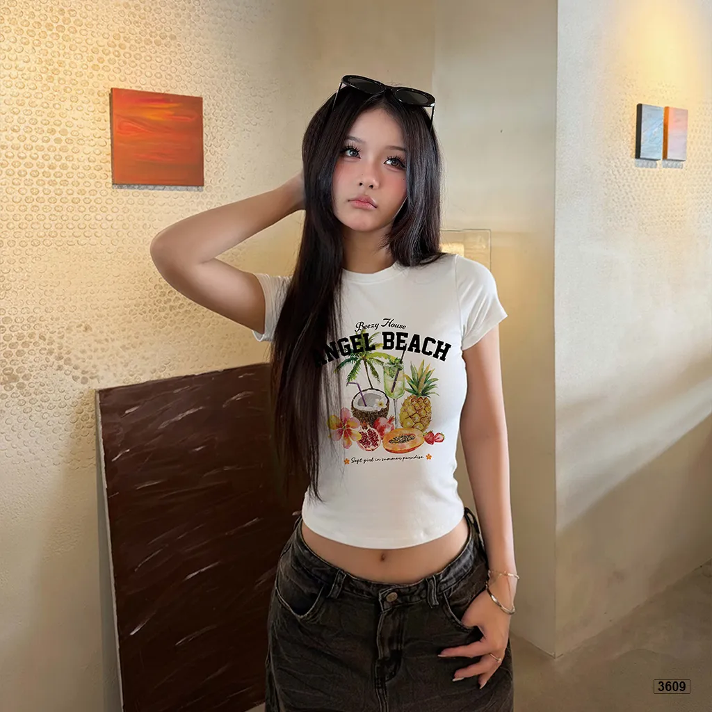 Áo baby tee form ôm Angel Beach Beezy 3609_thumbnail_2