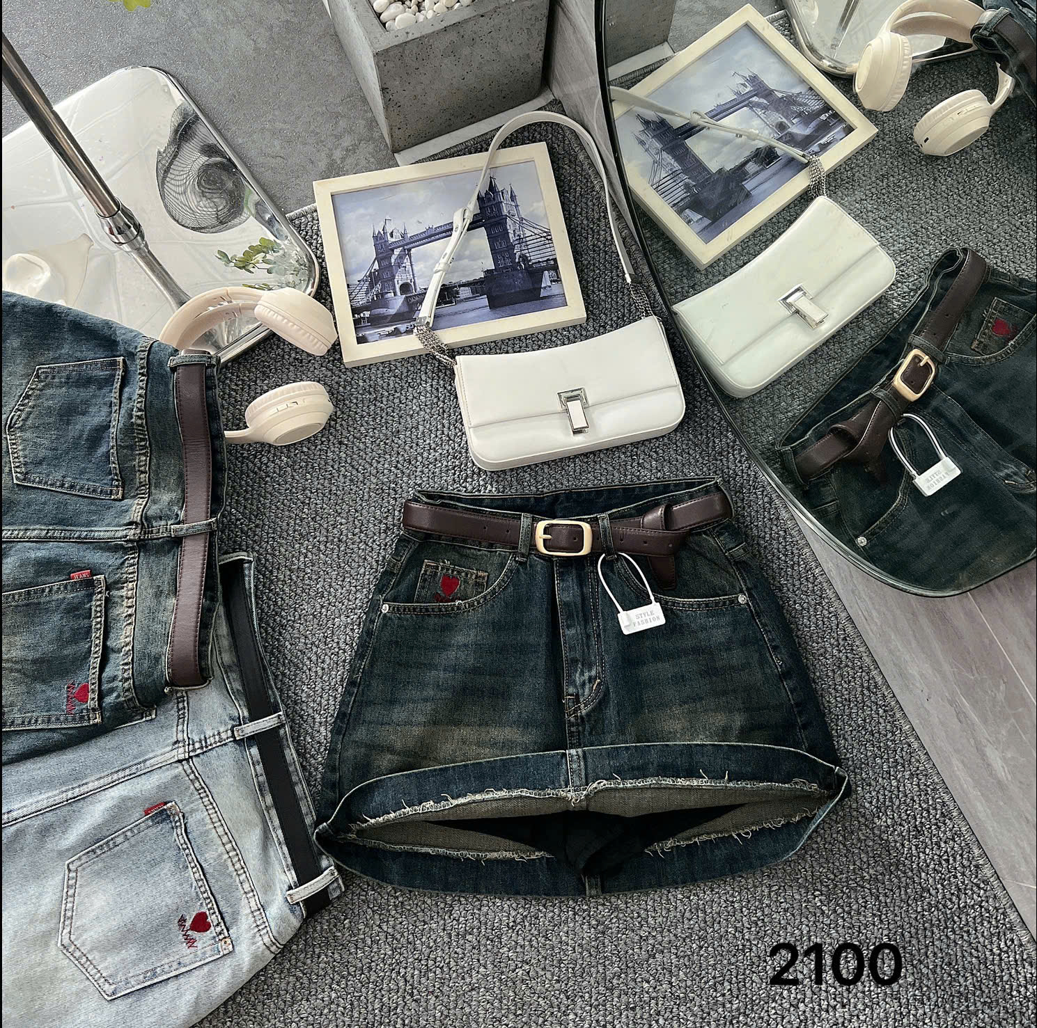 Chân váy dáng A thêu trái tim bigsize JV2100 dành cho nàng béo mập từ 55-90kg_thumbnail_3