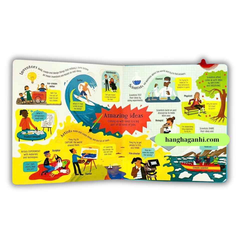 Sách lật mở Usborne Look Inside Jobs (age 5+)_thumbnail_2