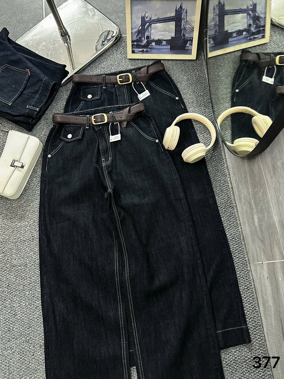 Quần suông túi kiểu bigsize QJ377 dành cho nàng mũm mĩm từ 55-90kg_thumbnail_8