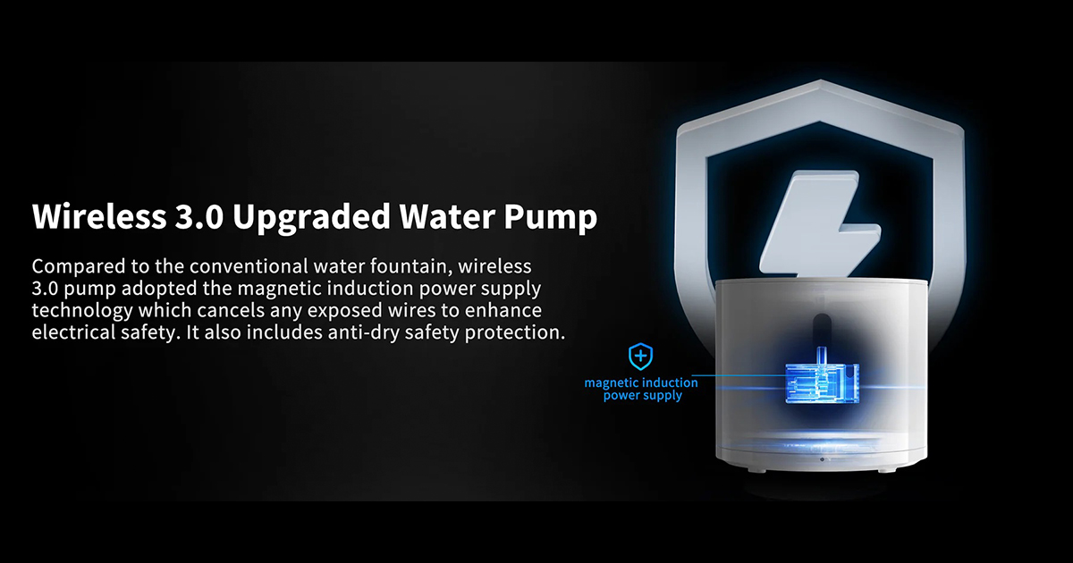 PETKIT EVERSWEET Solo 2 Cordless Pet Water Fountain