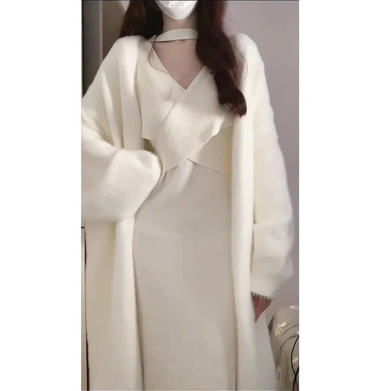 [MS000038] ✨ Bộ Váy Len Dáng Dài Dịu Dàng Cho Mùa Thu Đông_thumbnail_2