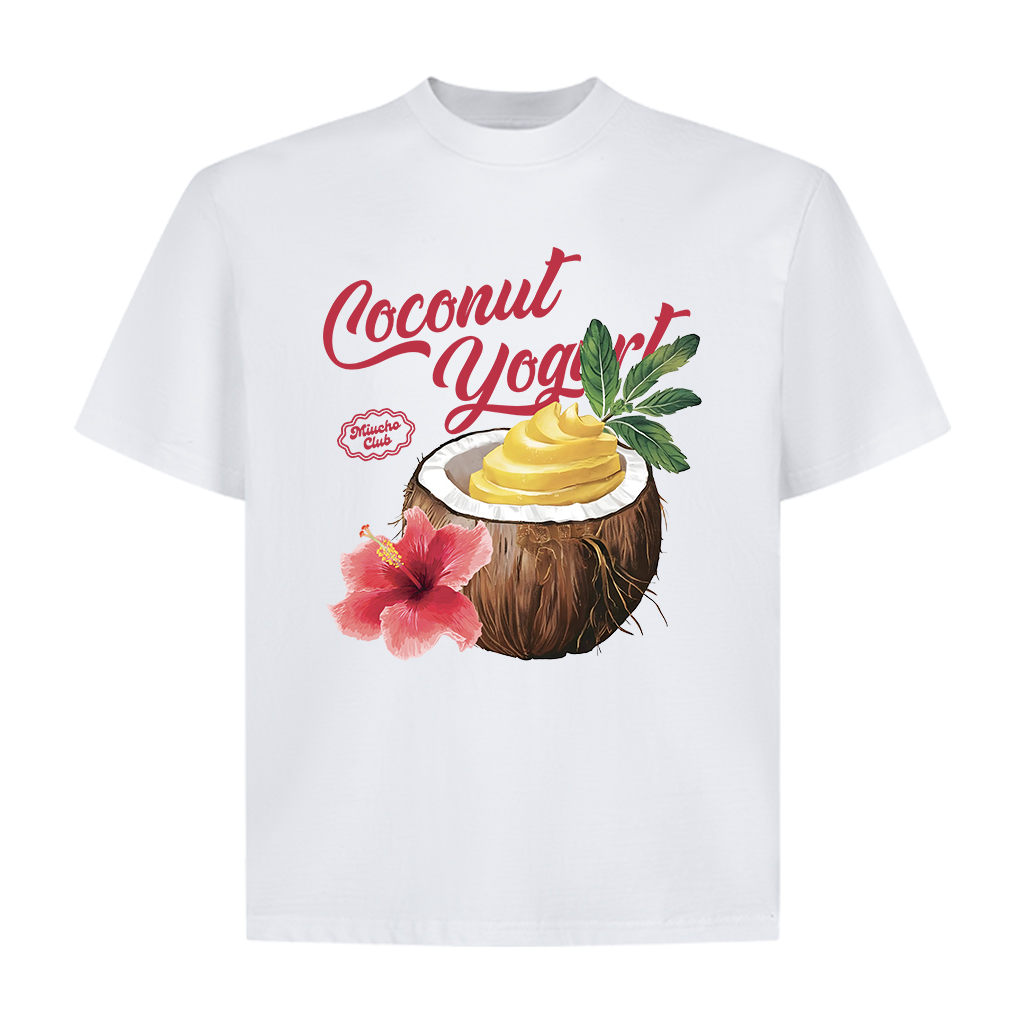 Áo thun boxy hè biển 2251 Miucho cổ tròn vải cotton 2c 250gsm đứng form in mix_thumbnail_11