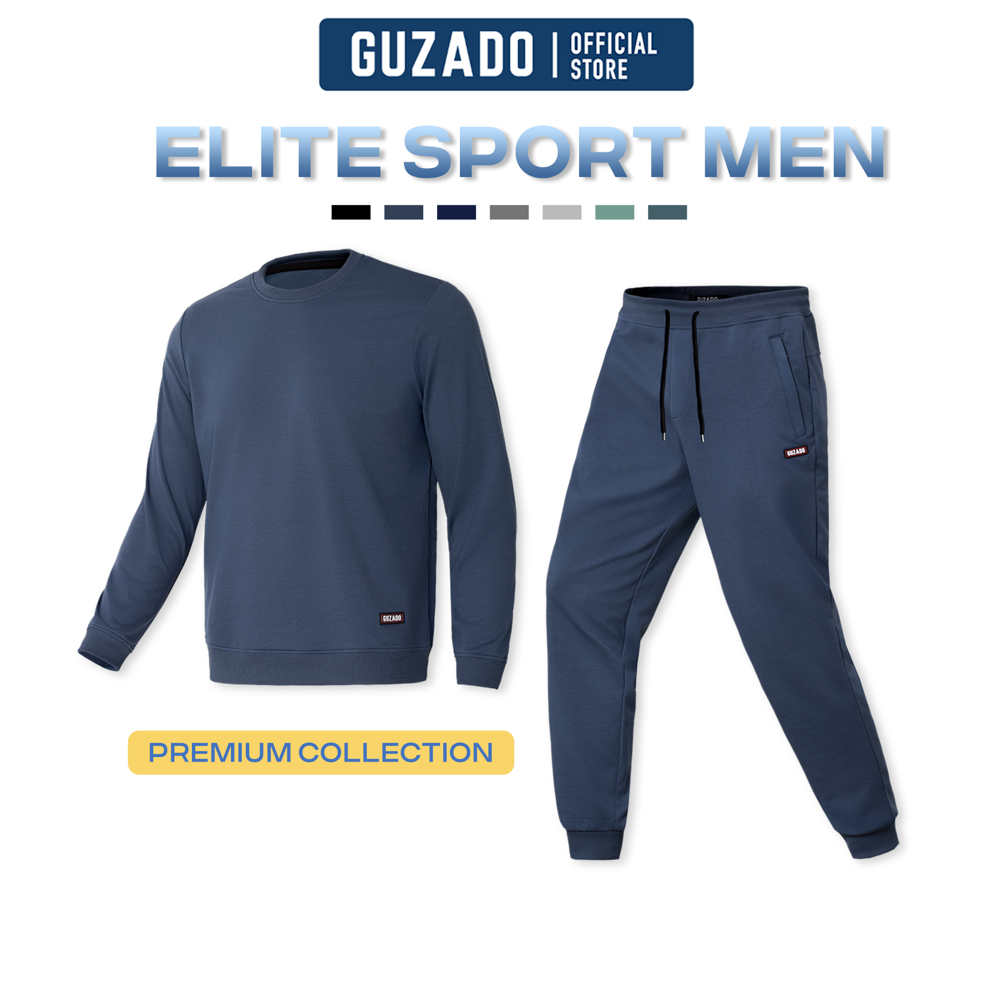 Bộ Nỉ Nam GUZADO Form Dáng Thể Thao GBN01_thumbnail_2