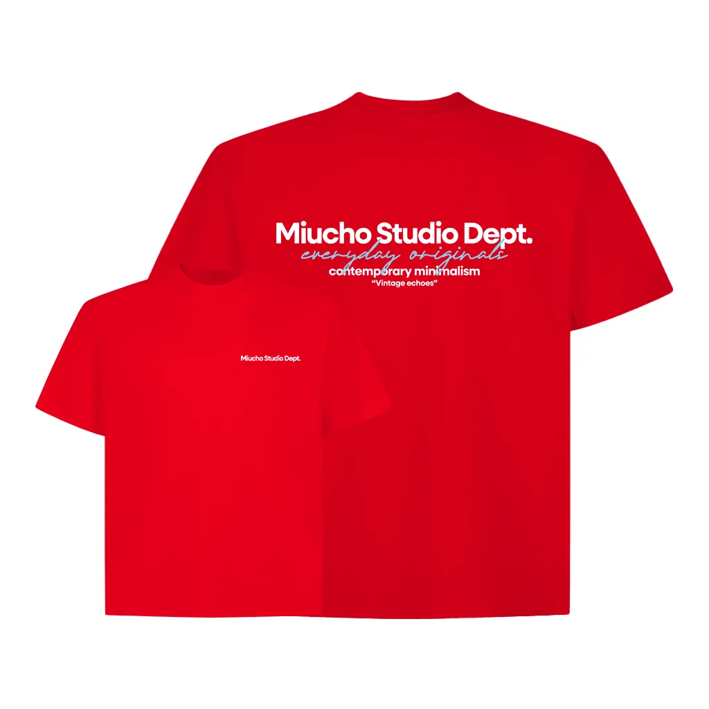 Áo thun boxy nam nữ Miucho Studio Dept 2568 vải cotton 2c thoáng mát basic nhiều màu in typography_thumbnail_11