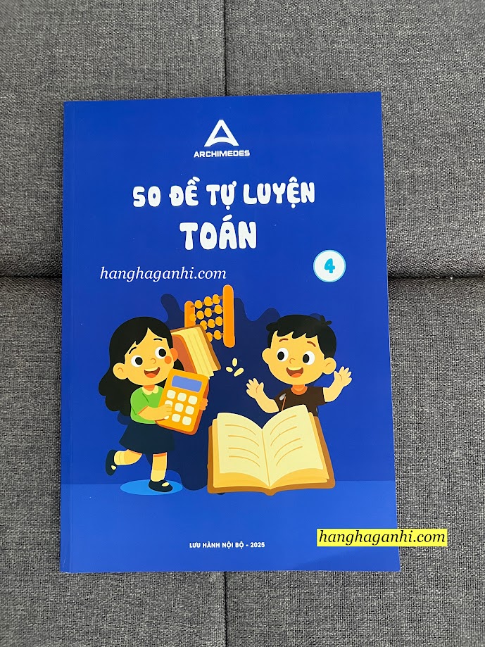 Sách Archimedes 50 đề tự luyện Toán lớp 4