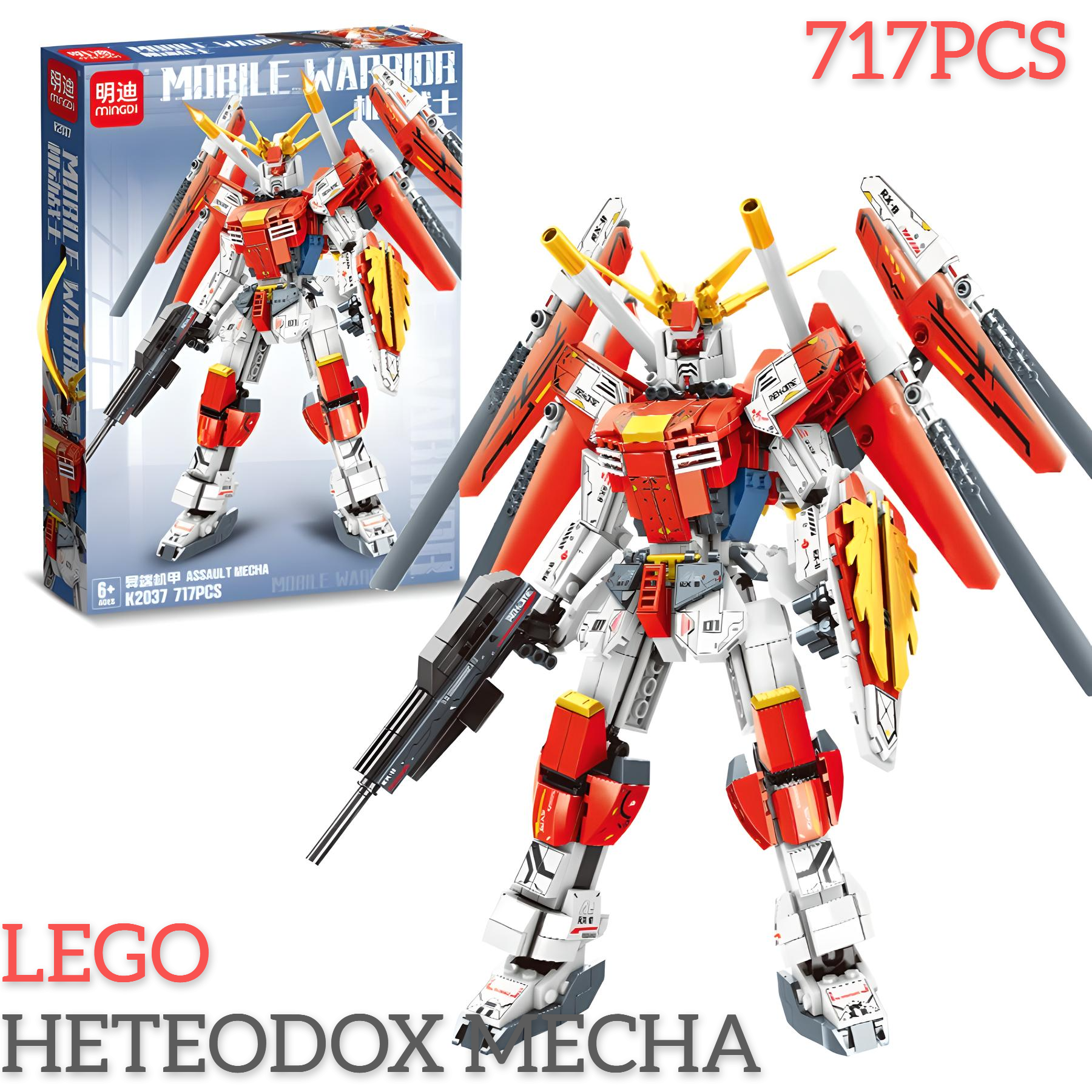 LEGO ĐỒ chơi lắp ghép 𝐌𝐎𝐁𝐈𝐋𝐄 𝐒𝐔𝐈𝐓 𝐆𝐔𝐍𝐃𝐀𝐌 700 chi tiết_thumbnail_10