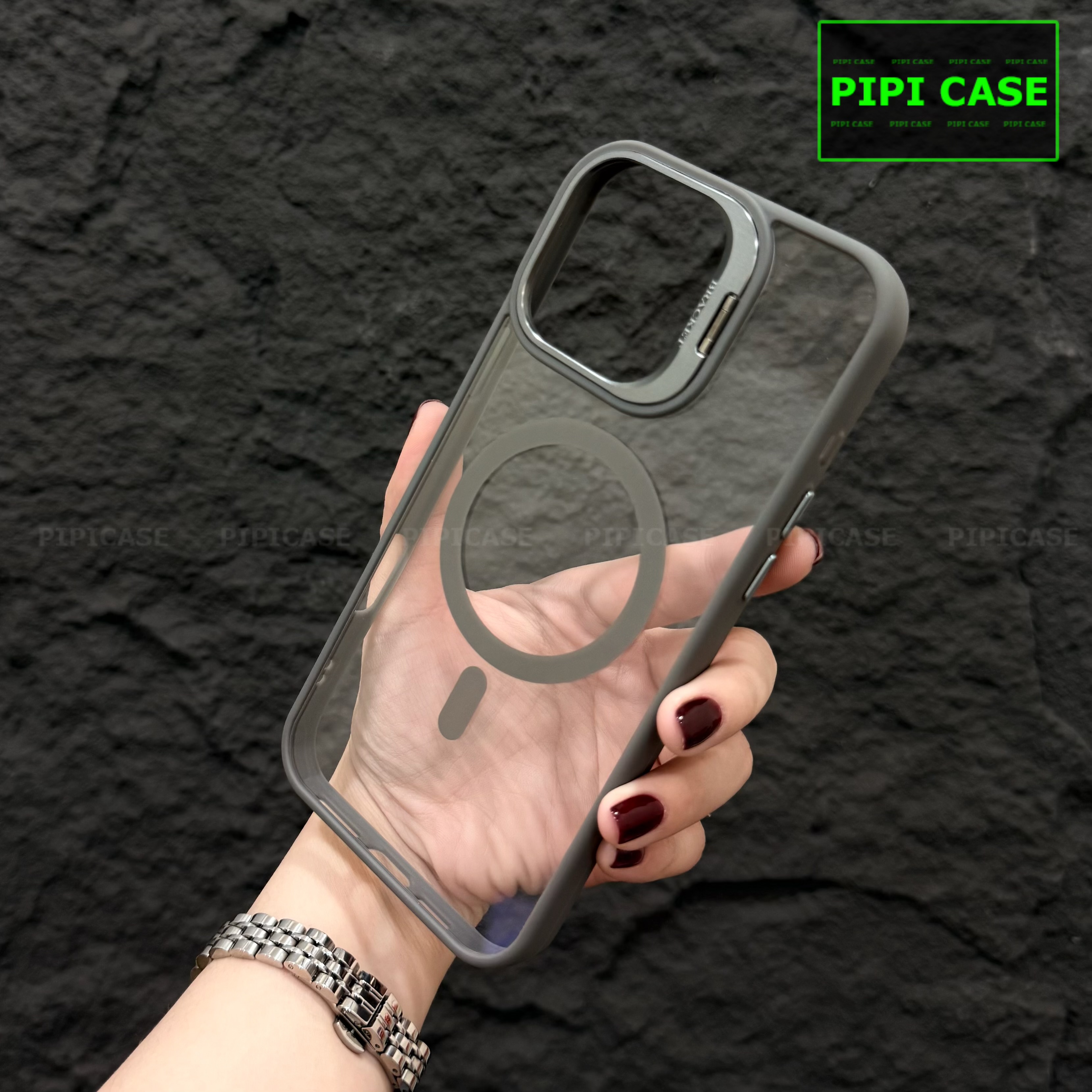 Ốp Lưng iPhone 14 Pro Max - Dansi - Xám_thumbnail_1