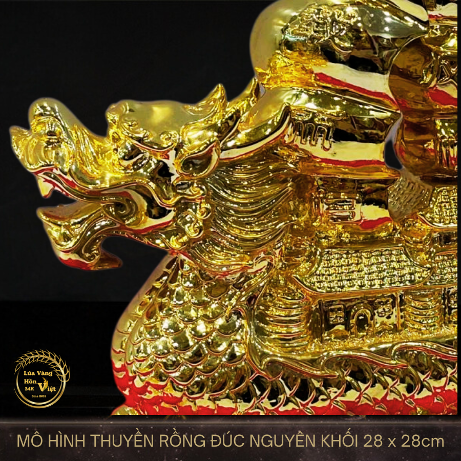 THUYỀN RỒNG ĐÚC NGUYÊN KHỐI 28x28cm_thumbnail_2