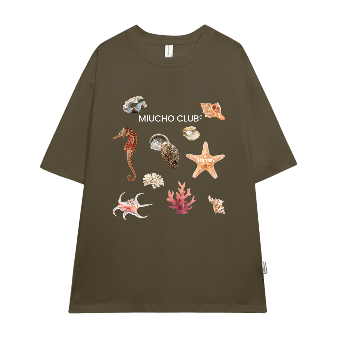 Áo thun form rộng mùa hè unisex ATD1049 Miucho cotton tay lỡ cổ tròn in mix_thumbnail_20