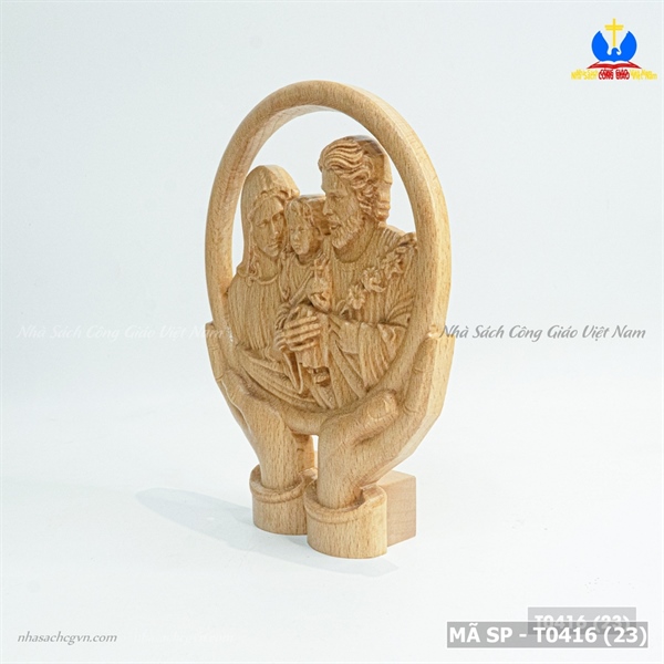 Phù điêu gỗ Gia Đình Thánh Gia BTMN009_thumbnail_2