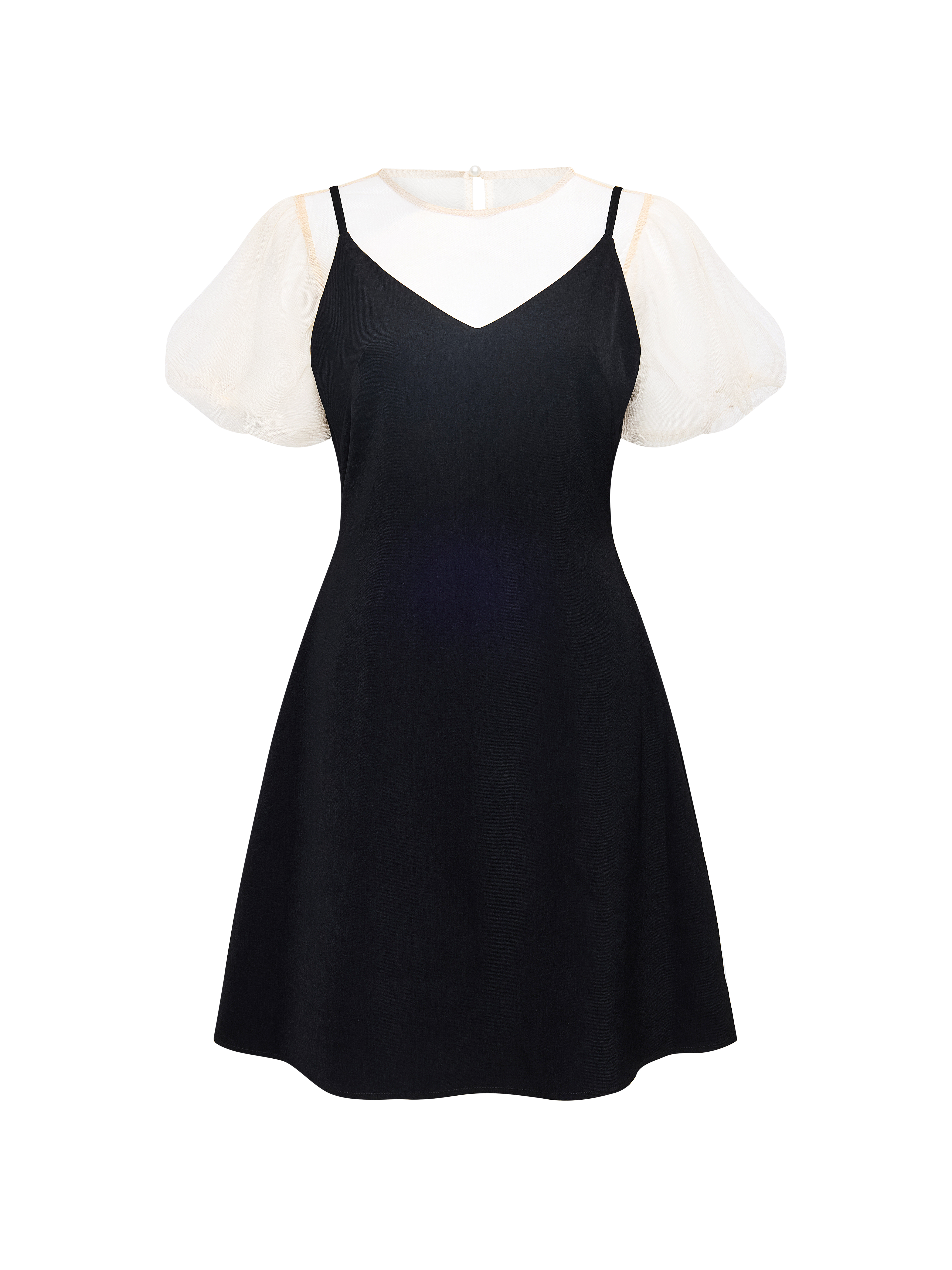 BIGSIZE NỮ - Sét đầm dáng A kèm áo lưới V-DA204_thumbnail_3