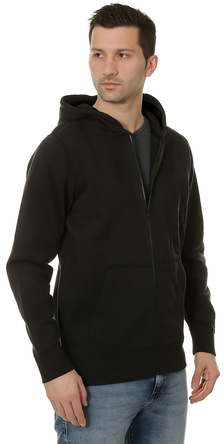 Áo hoodie zip trơn nữ form rộng HZT02 PTG chân cua_thumbnail_3