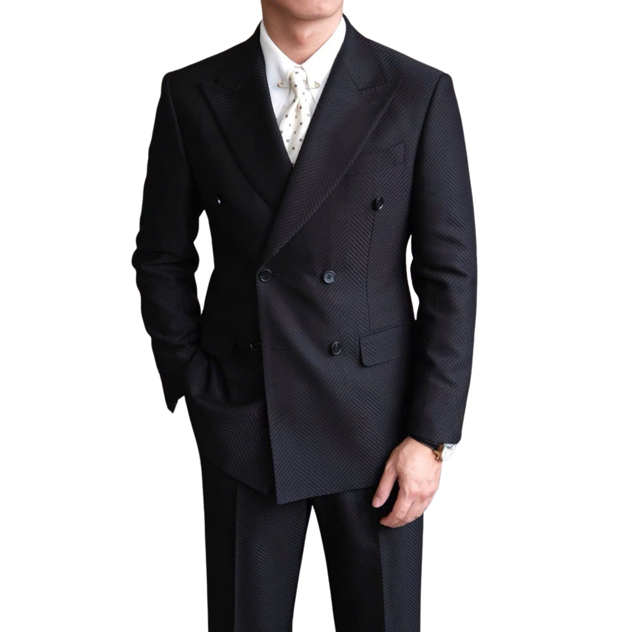 Áo Blazer Vienna Herringbone