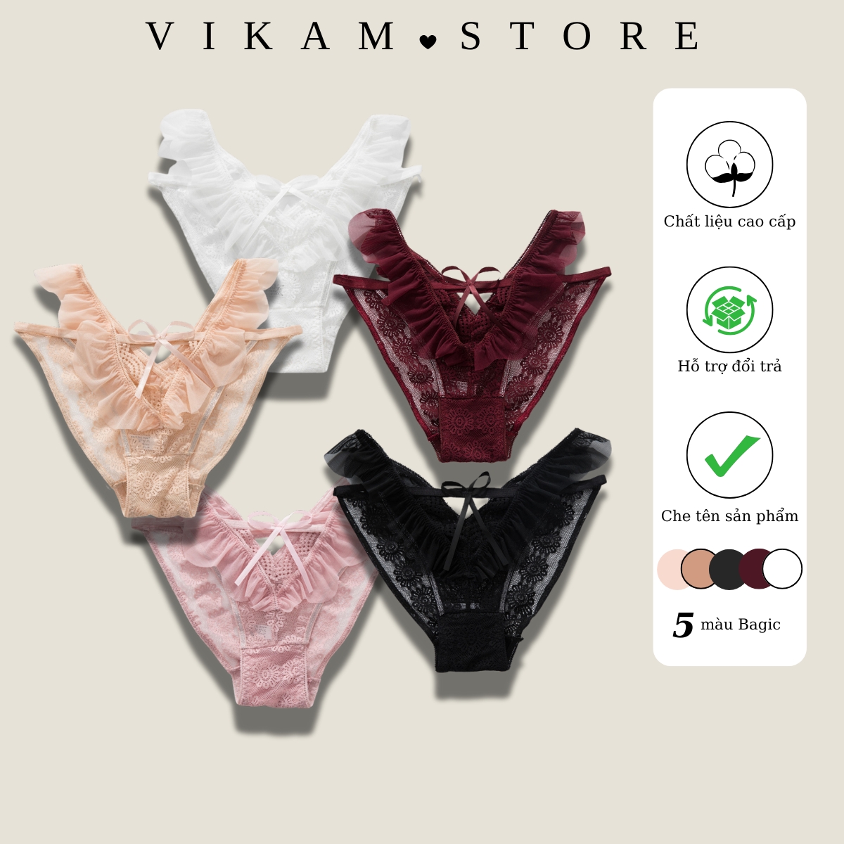 [Mã A01] Quần lót ren nữ sexy