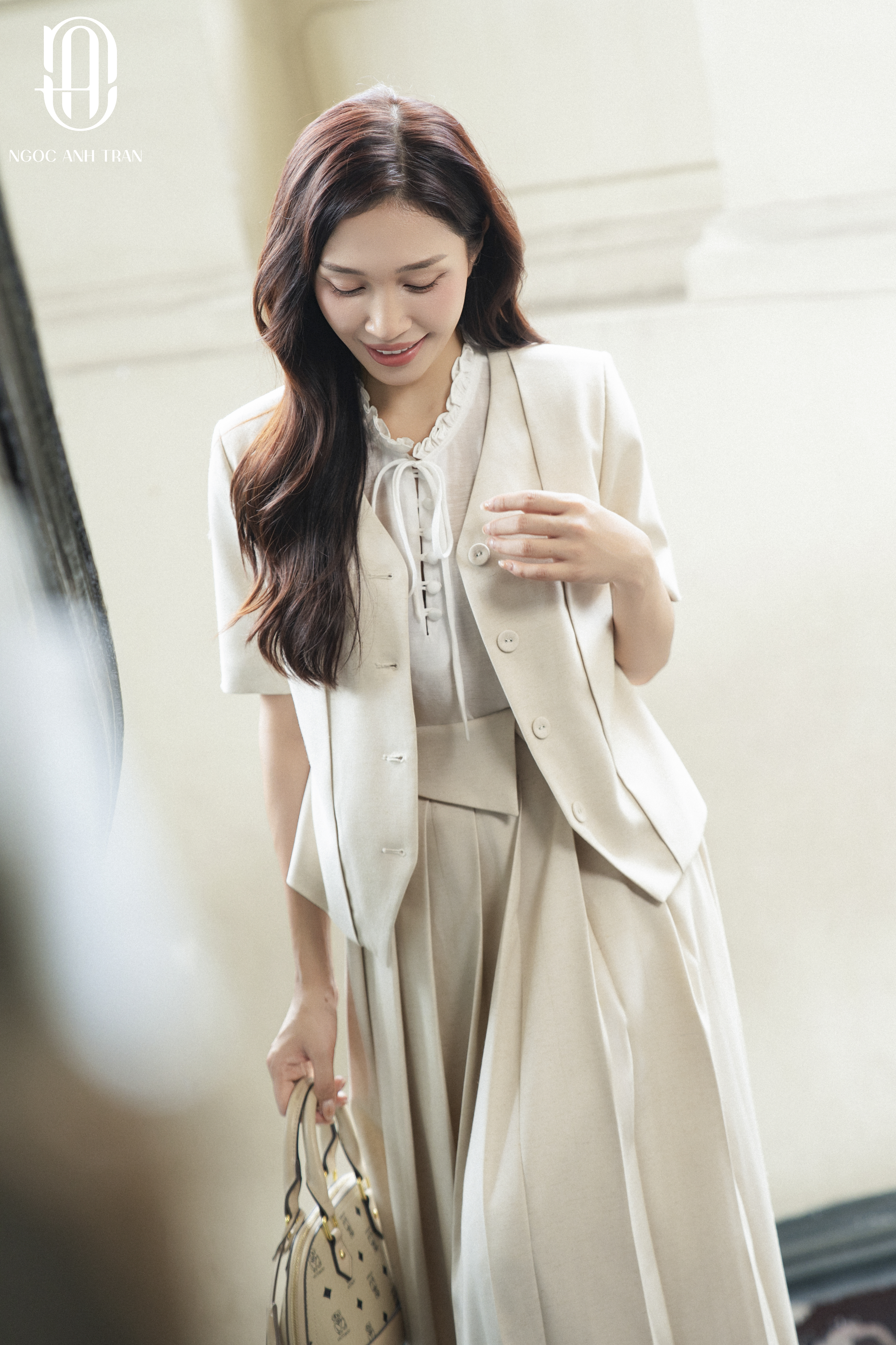 CV207 - Chân váy xoè tiêu kem