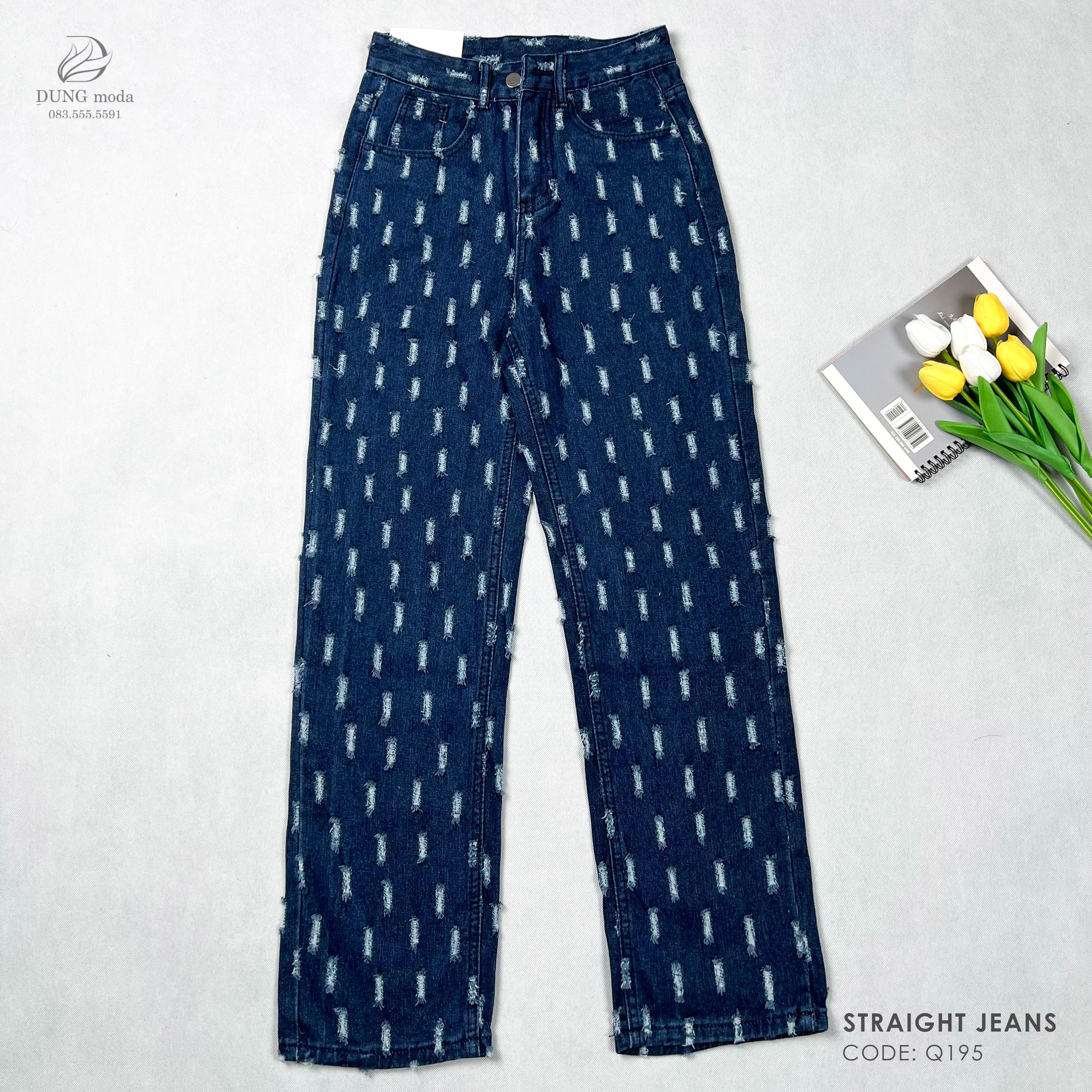 Quần Jean Suông Q195 7636_thumbnail_7