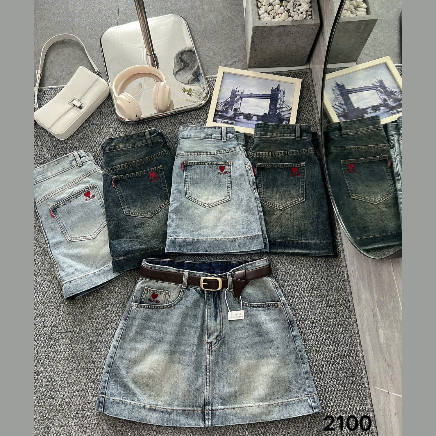 Chân váy dáng A thêu trái tim bigsize JV2100 dành cho nàng béo mập từ 55-90kg_thumbnail_12