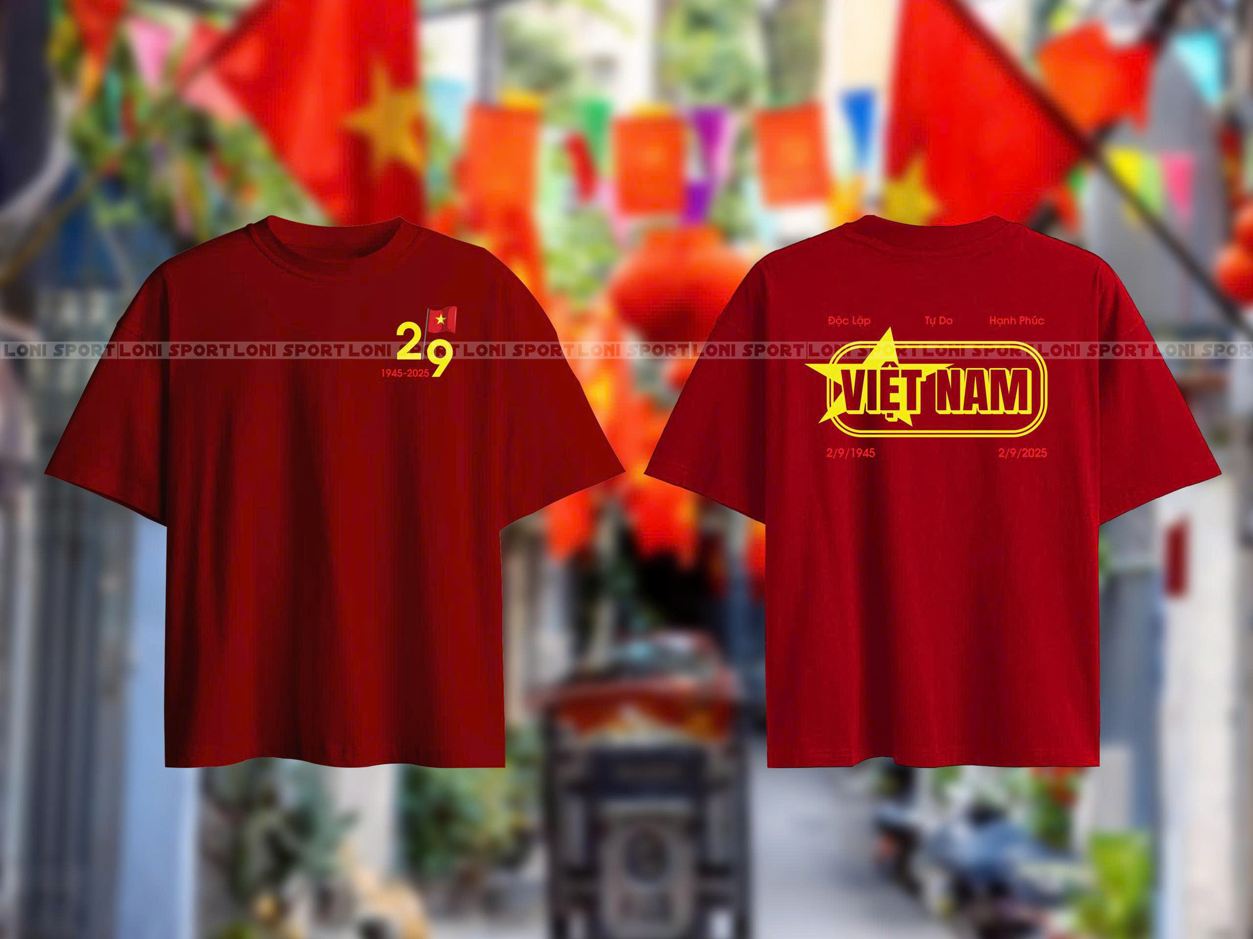 Áo thun nam nữ Lễ Quốc Khánh 2/9 - 100% Cotton_thumbnail_1