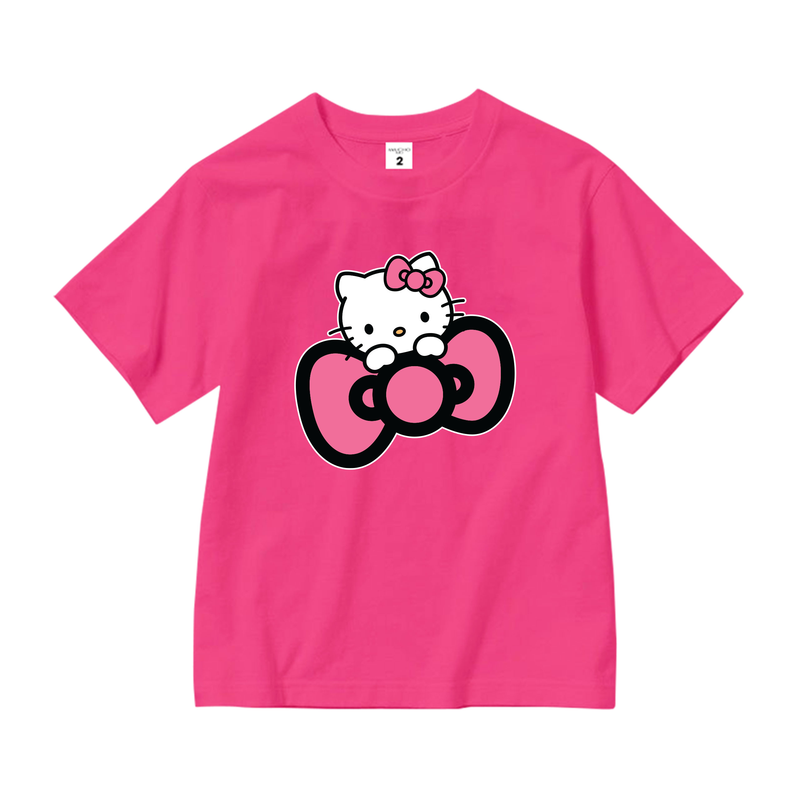 Áo thun bé gái form rộng dễ thương chất vải cotton thoáng mát AED1546 Miucho Kid in artwork_thumbnail_9