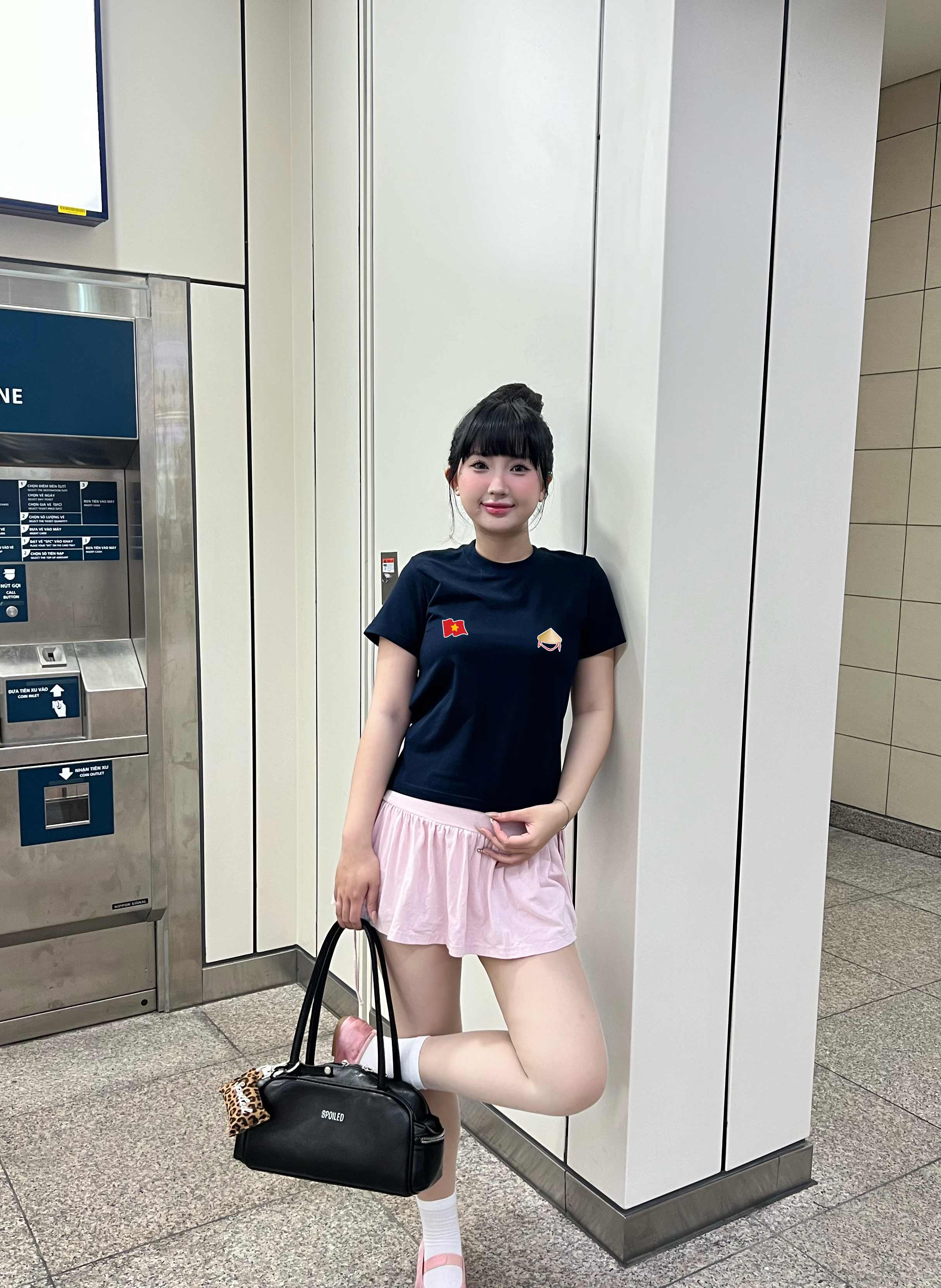 Áo baby tee ôm eo Việt Nam tôi yêu 2213 Miucho cổ tròn vải cotton 4c co giãn thoáng mát in mix_thumbnail_4