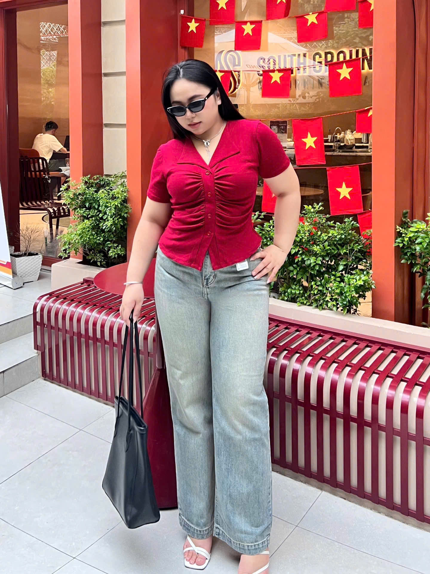 BIGSIZE- Quần jean suông thêu V T-QJ387_thumbnail_9