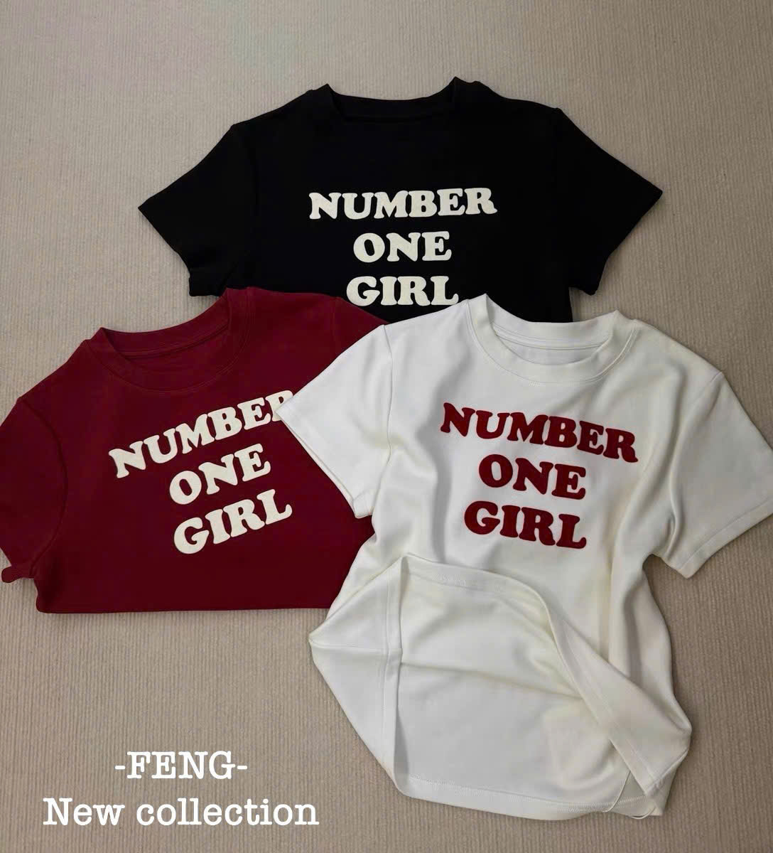 Áo number one girl ( ĐỎ BORDEAUX )_thumbnail_3