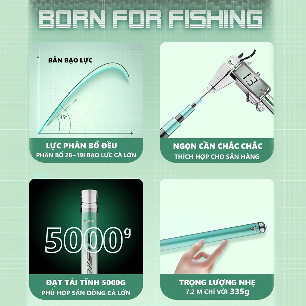 Cần câu đài Phi Vân Long Rice Fishing CC-18_thumbnail_1