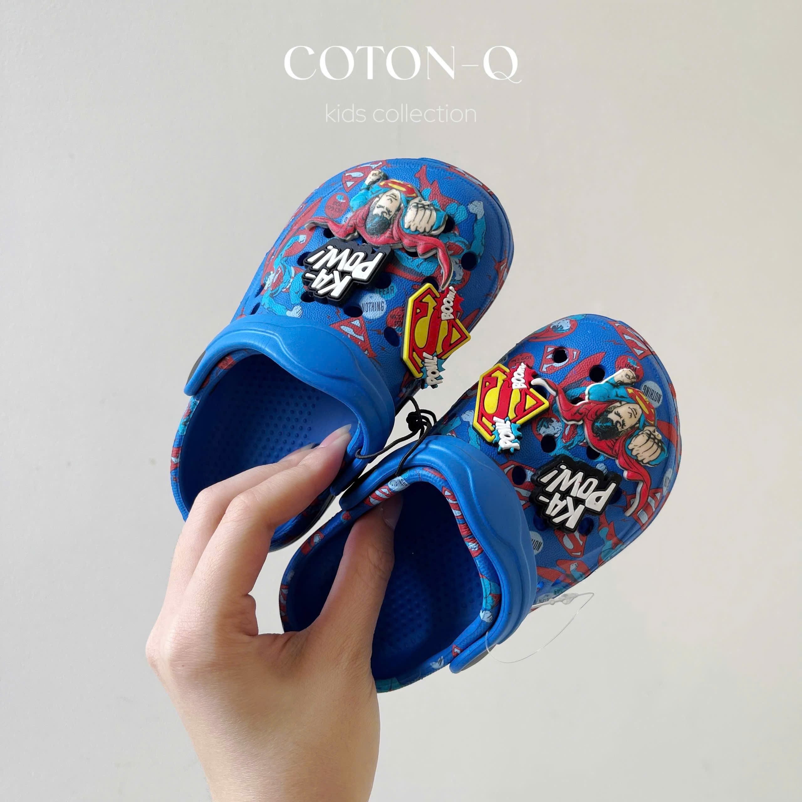 Dép crocs bé trộn kiểu ( BÉ TRAI ) - lỗi dơ, móp nhẹ_thumbnail_8