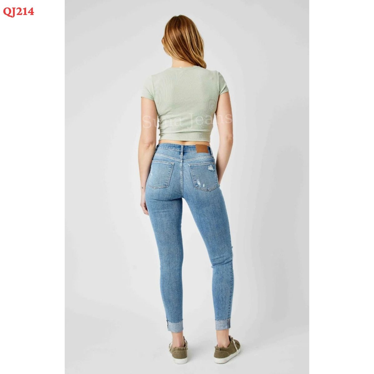 QJ214- QUẦN JEANS SKINNY RÁCH_thumbnail_2