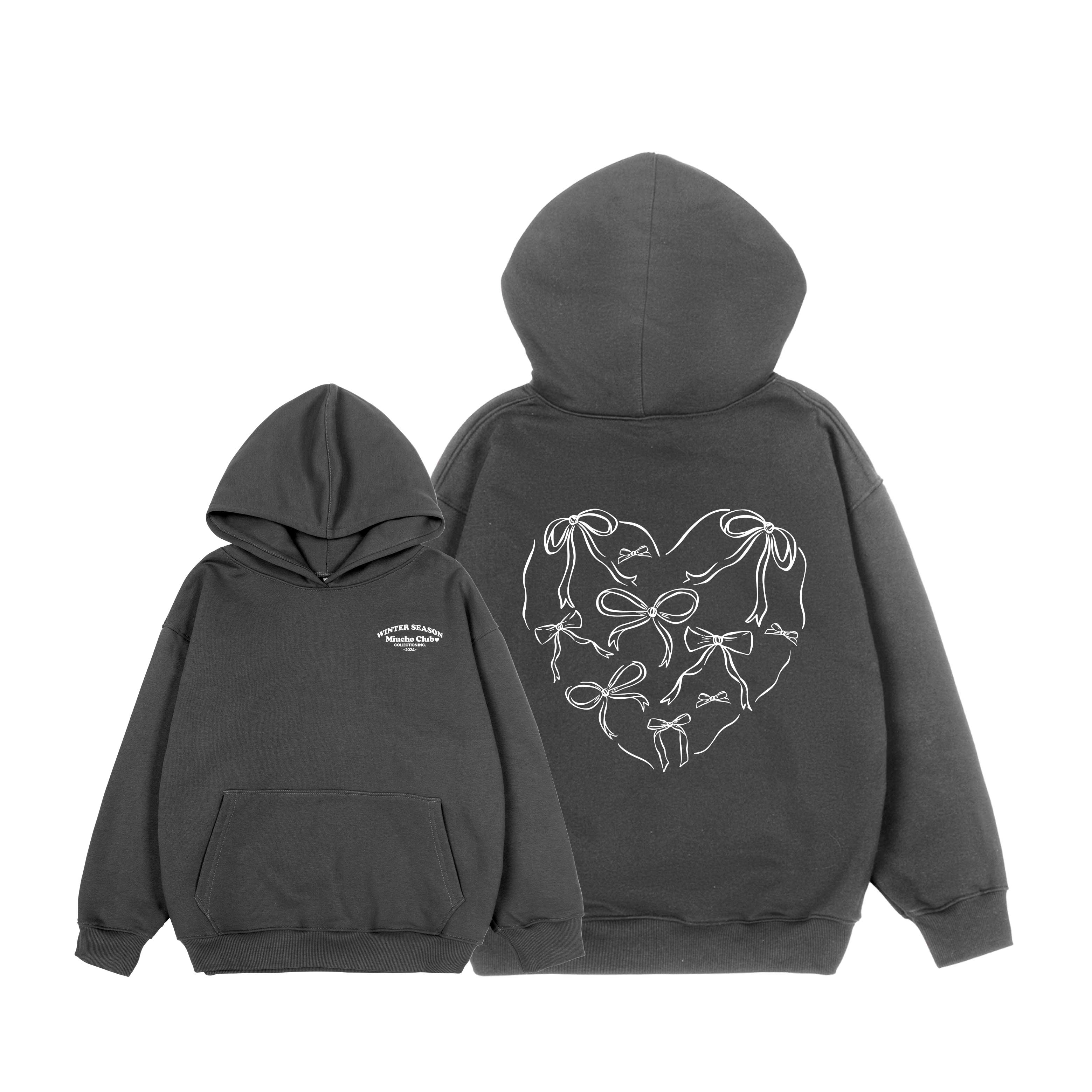 Áo hoodie nữ form rộng dày dặn vải nỉ chân cua HDD1632 Miucho in mix_thumbnail_7