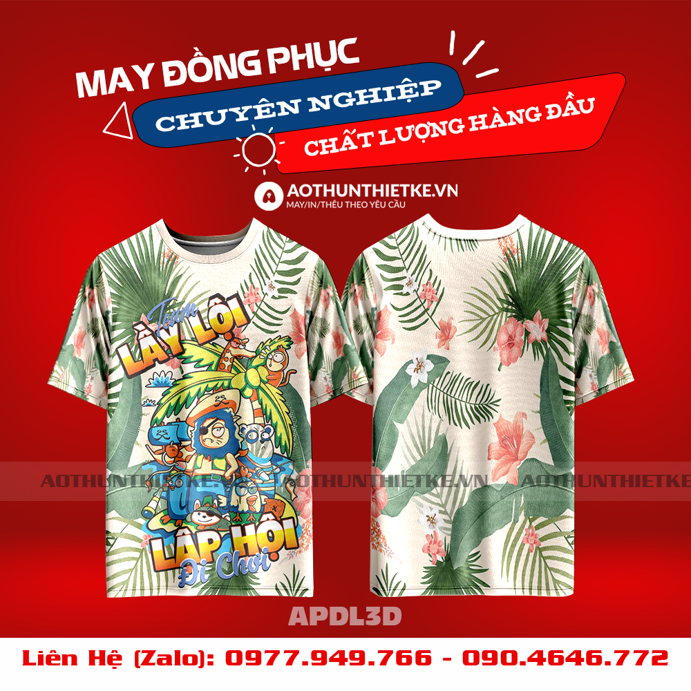 Áo Phông Du Lịch 3D-TK55