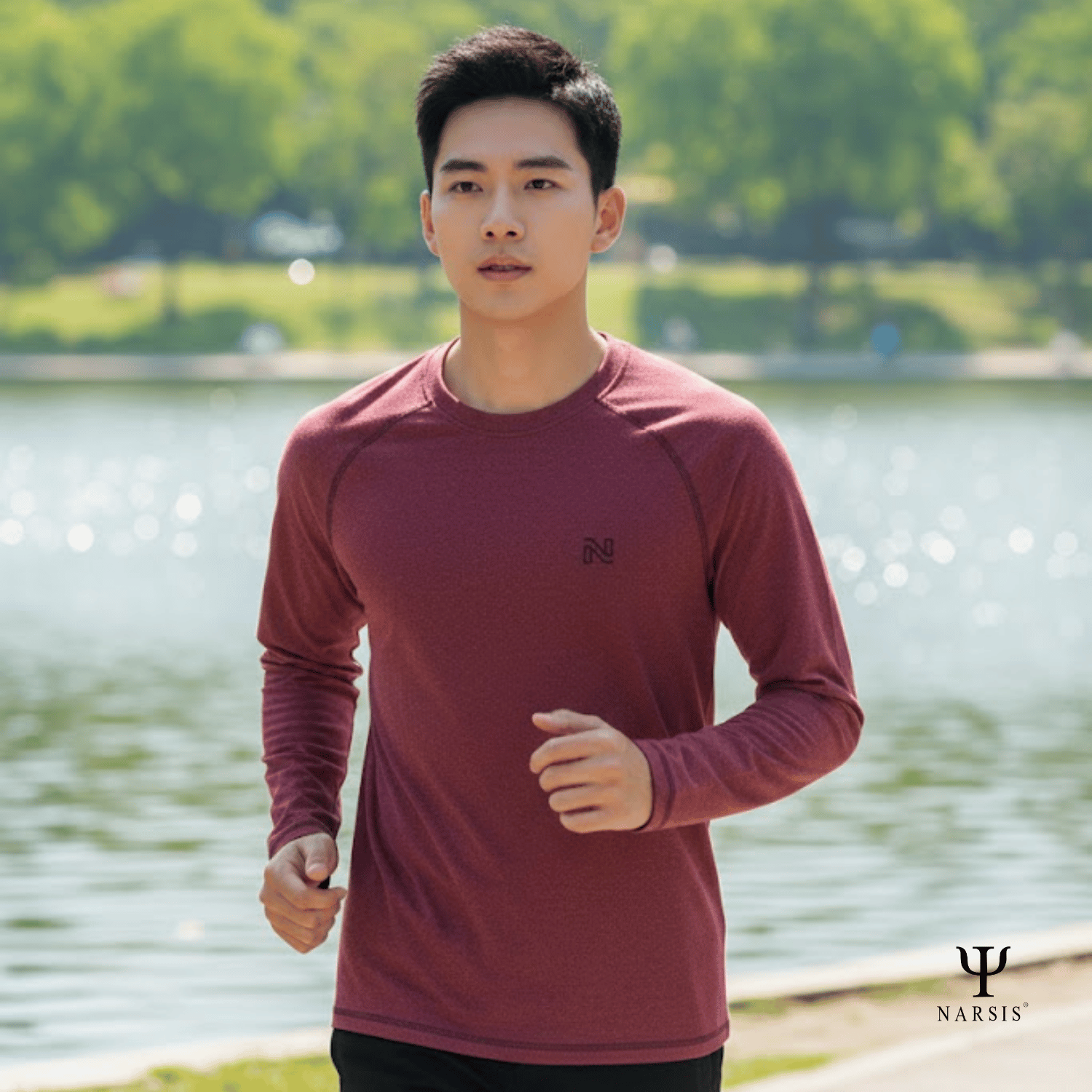 ÁO NAM GIỮ NHIỆT D7076 NARSIS PE NHẸ, THOÁNG KHÍ, THẤM MỒ HÔI, CHẤT LIỆU BỀN, CHỐNG NẮNG_thumbnail_3