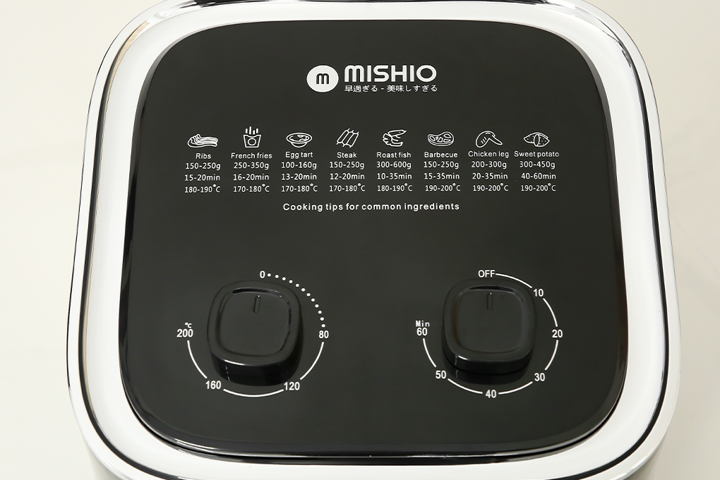 Nồi chiên không dầu lòng thuỷ tinh Mishio MK373 không lo bong tróc chống dính_thumbnail_18