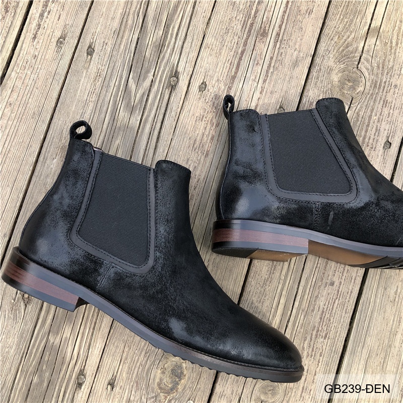 GB239 - Bốt Chelsea Nam Da Thật Phong Cách Thường Ngày Đế Cao Su Mềm_thumbnail_3