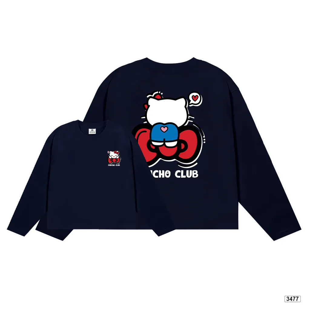 Áo thun nữ boxy tay dài kitty cute Miucho 3477_thumbnail_9