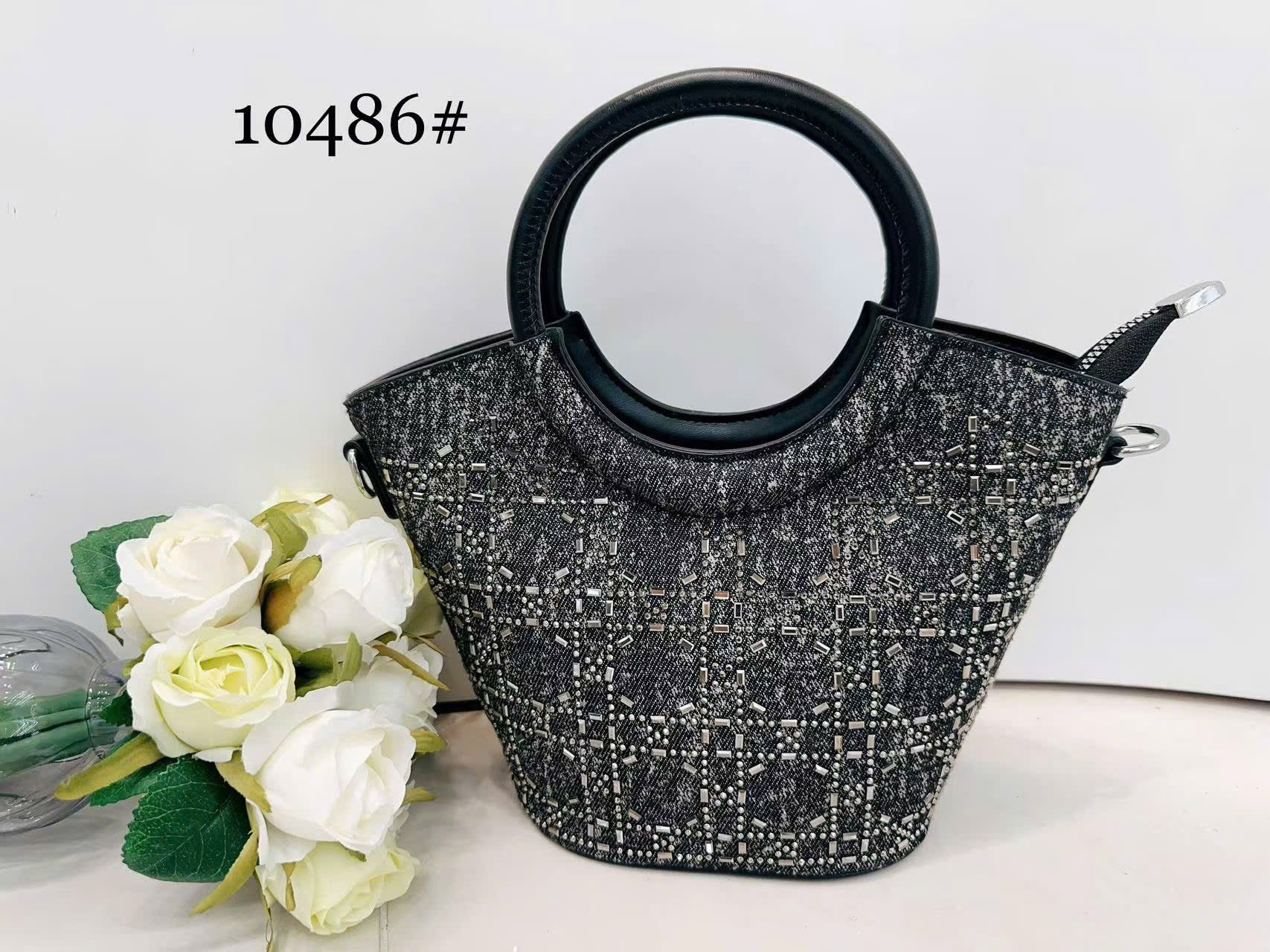 Túi xô đính đá - T486