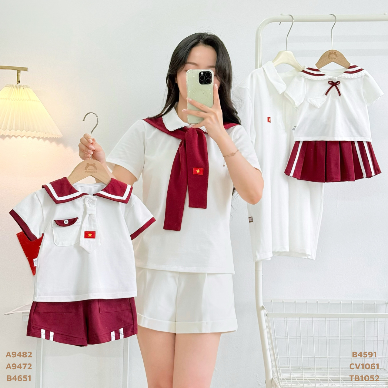 Áo cộc TRẮNG polo cổ sen NỮ_thumbnail_3