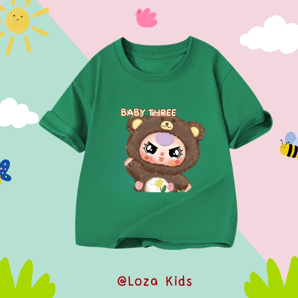 Áo thun trẻ em in hình Baby three - Loza Kids AT2916_thumbnail_2