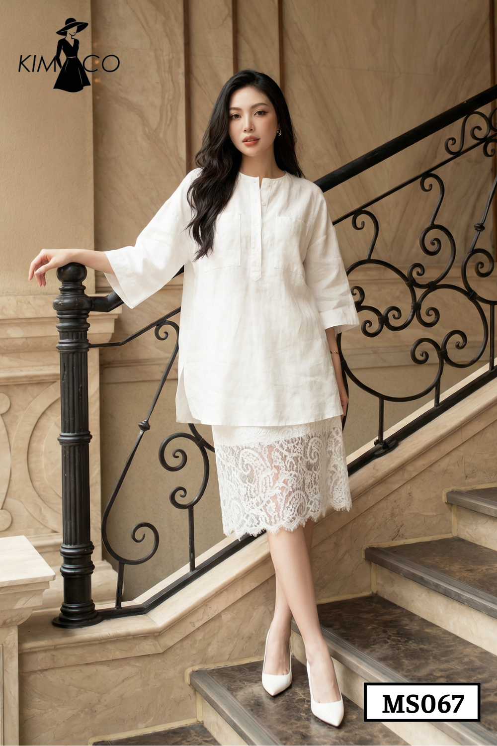 Set Thanh Nhã Trắng Ngà - MS067