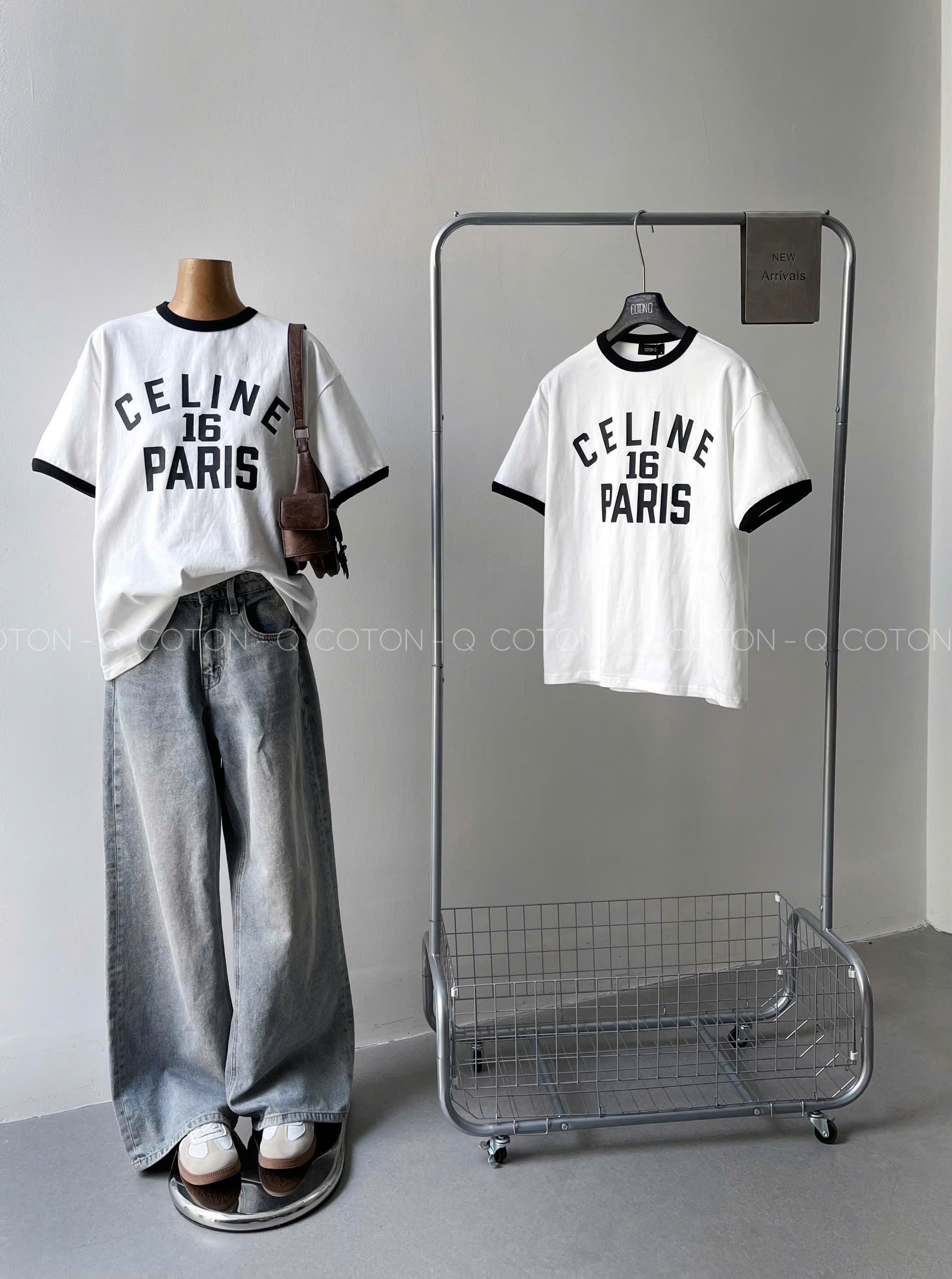 Áo thun cổ tròn trắng in chữ số_thumbnail_4