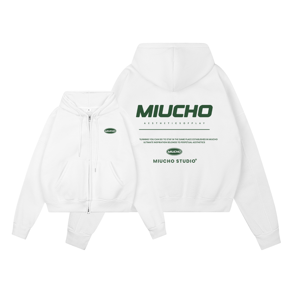Áo hoodie zip local brand dày dặn form boxy HXD1571 Miucho Club vải nỉ bông khóa kéo mũ rộng in typography_thumbnail_3