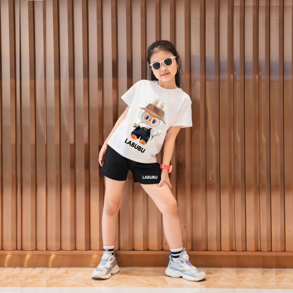 Bộ quần áo bé gái in hình Labubu - Loza Kids SB93_thumbnail_1
