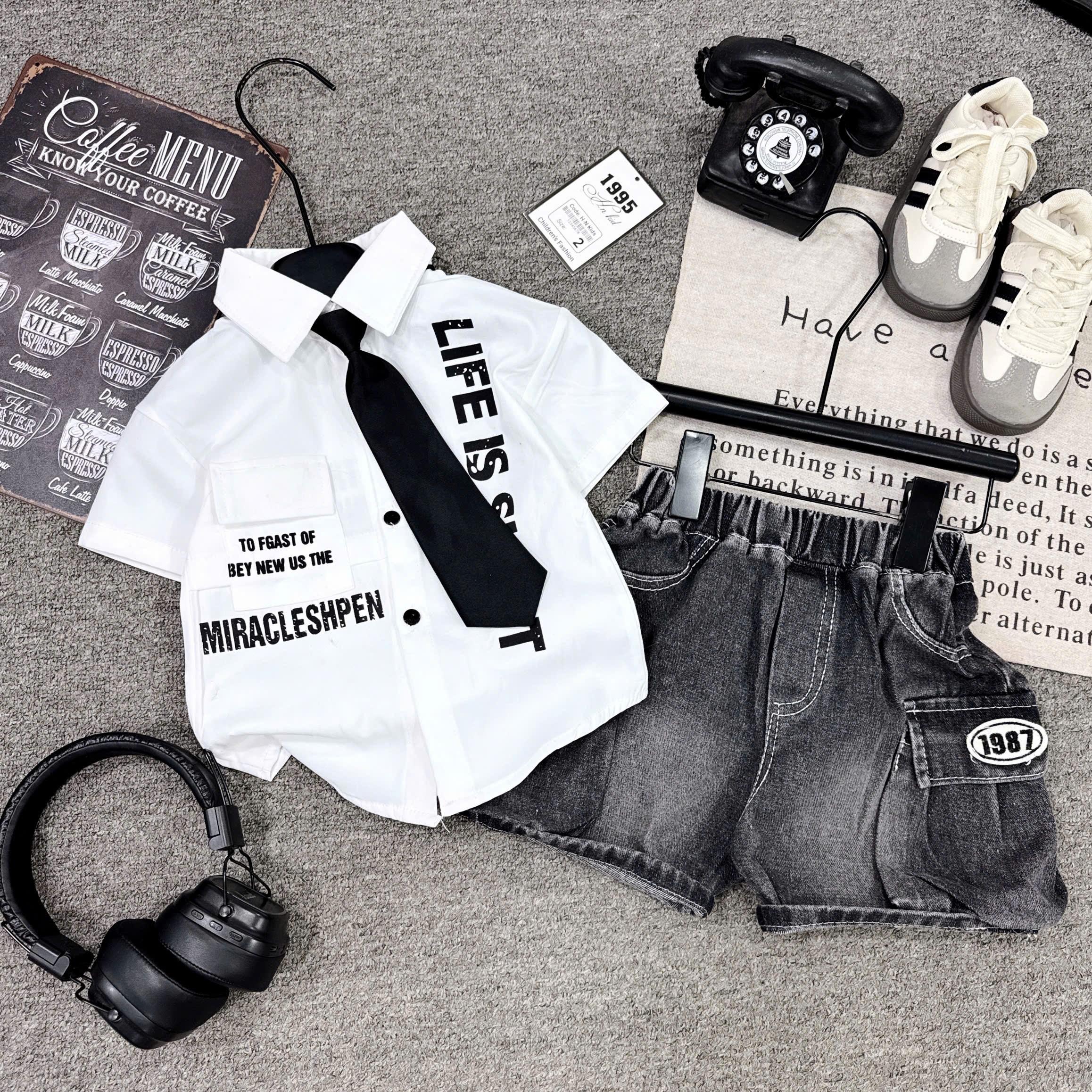 V18 BỘ SƠ MI LIFE IS SH- A108.312