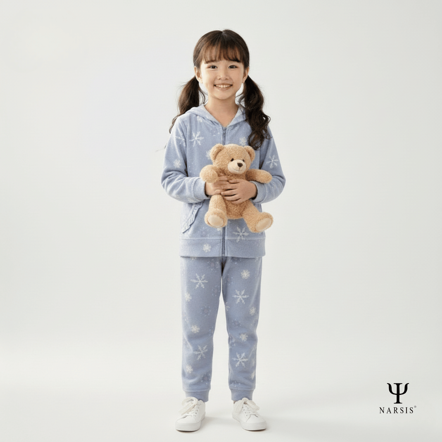 Bộ Thu Đông Bé Gái NARSIS KM0056 Chất Nỉ Cao Cấp – Ấm Áp, Không Xù, Họa Tiết Xinh_thumbnail_4