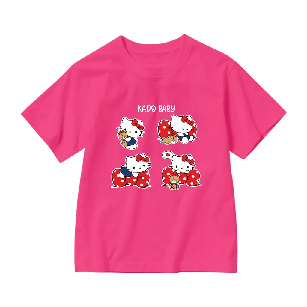Áo thun kid form rộng Kado chất vải cotton dày dặn thoáng mát thoải mái Hello Kittie 2886_thumbnail_9