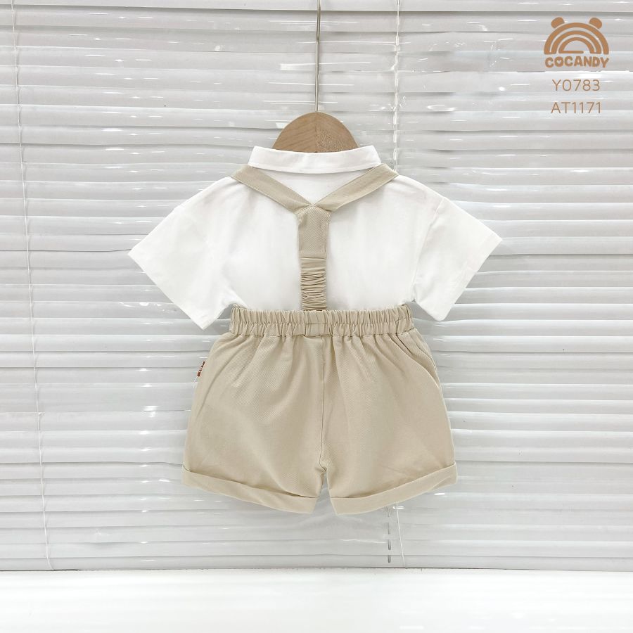 Yếm quần cộc BE quai chun kèm nơ_thumbnail_1