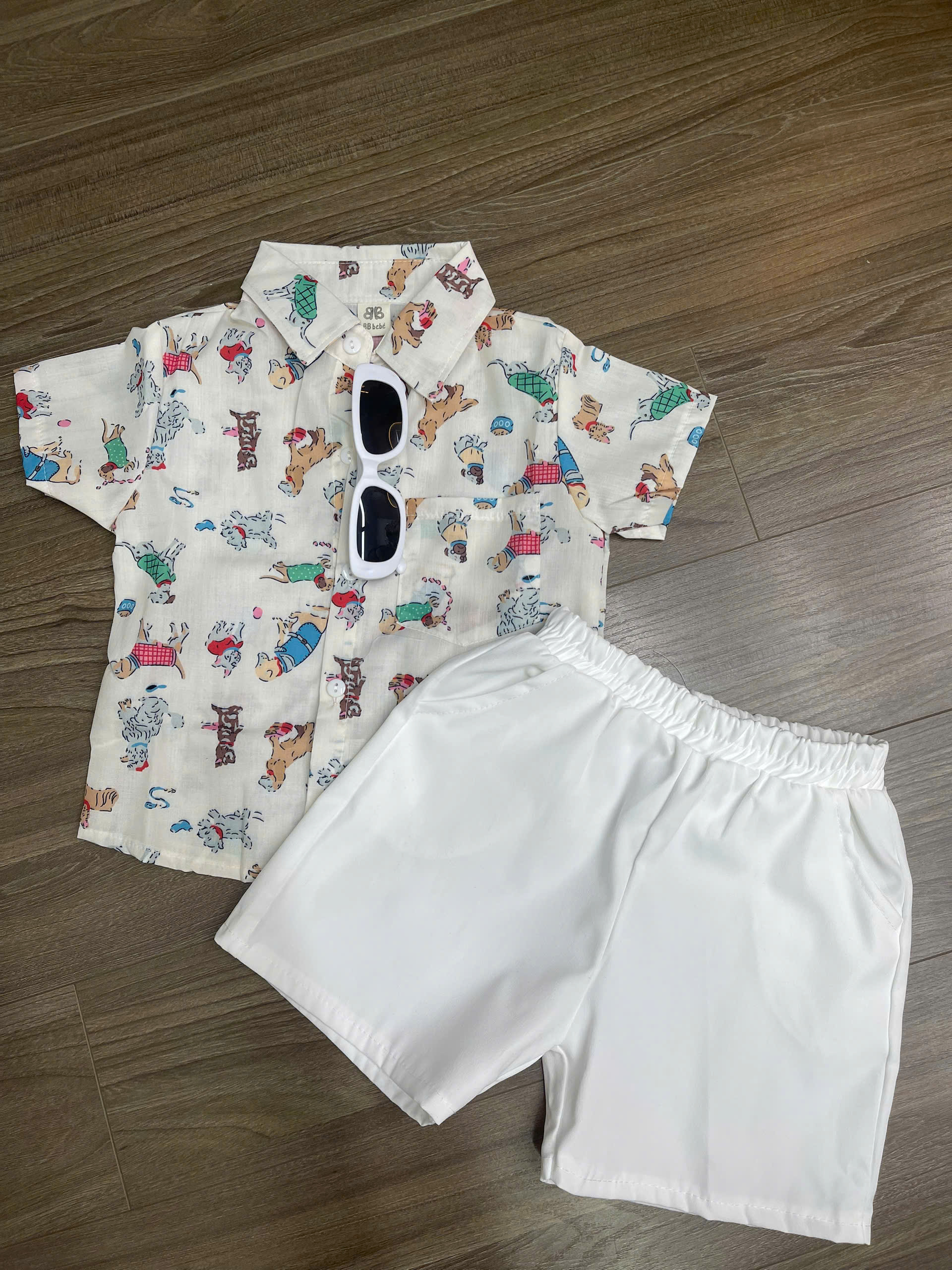 A85 BỘ SƠ MI CÁC CHÚ CHÓ NHIỀU MÀU - A108.294