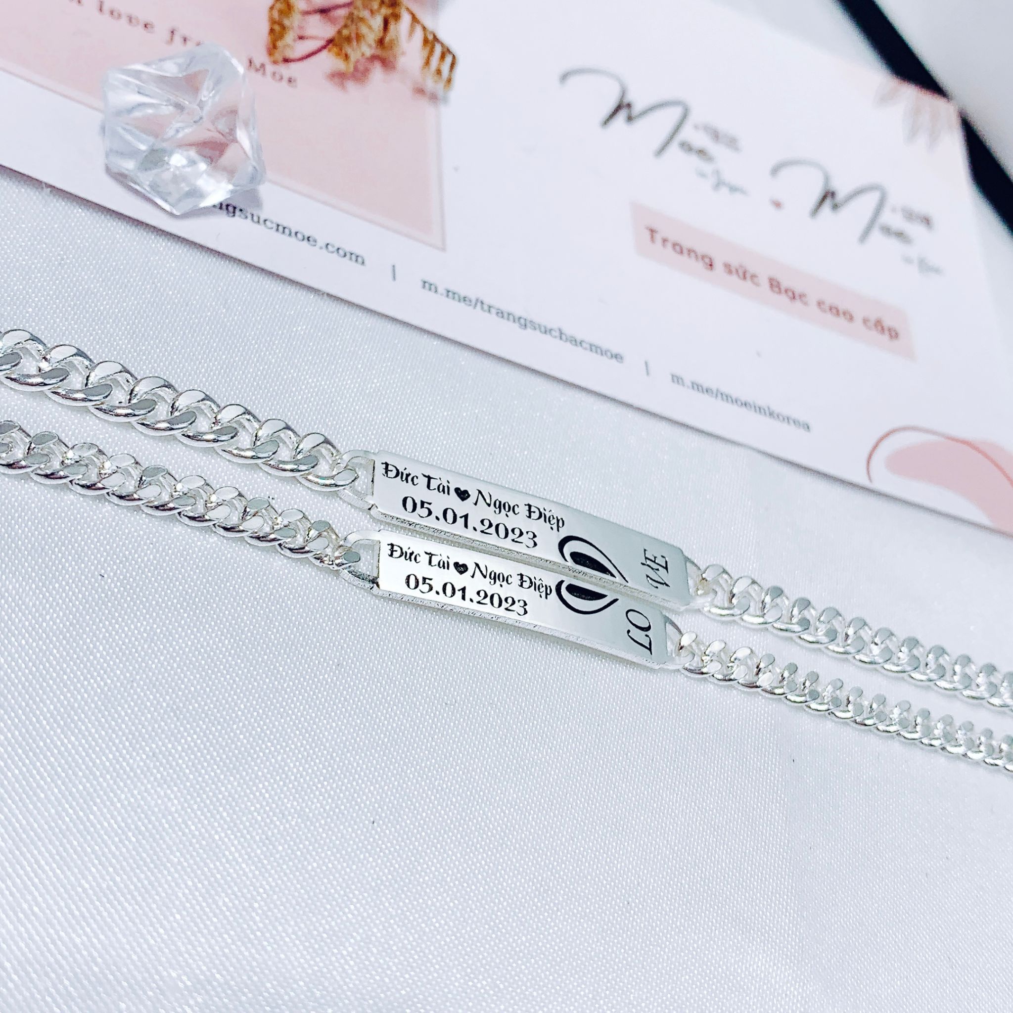 ĐT4 - Lắc tay đôi khắc trái tim theo yêu cầu_thumbnail_4